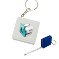 Square Tape Measure W/Key Chain,Digital Full Color Process